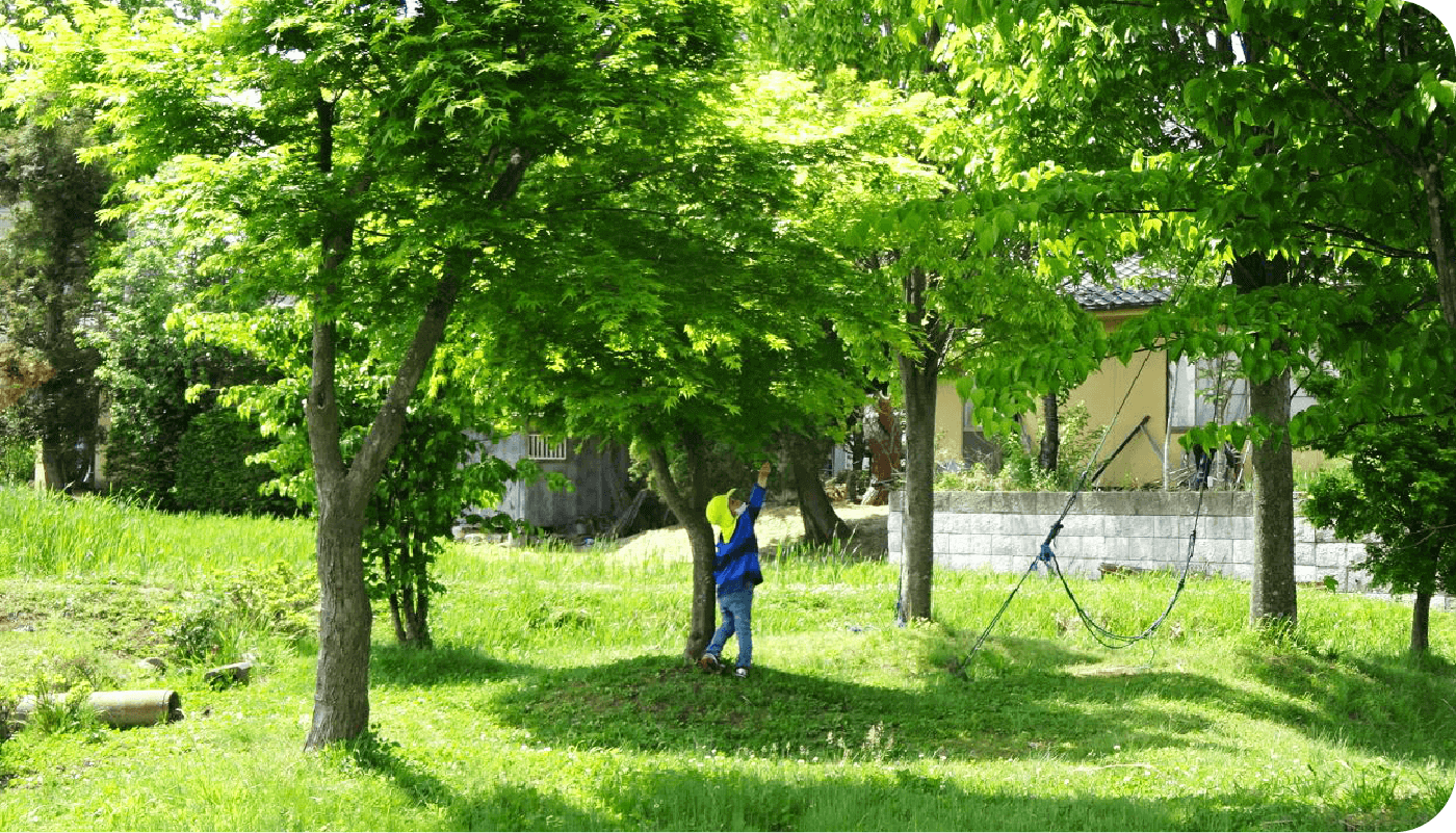 自然の中で、たくましく 情緒豊かに育ってほしい。